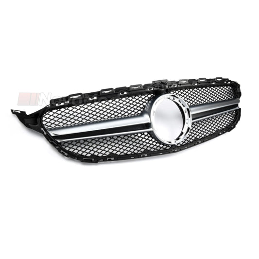 Griglia Stile AMG Argento Classe C W205 2014-2021