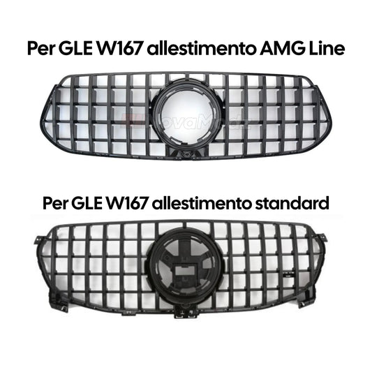 Griglia Panamericana Nera GLE W167 2019+