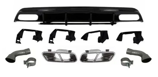 Diffusore Posteriore con terminali Doppi Classe A W176 (Stile A45)