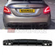 Diffusore Posteriore Stile C63 per Mercedes-Benz Classe C W205 2014-2021 | NovaModz