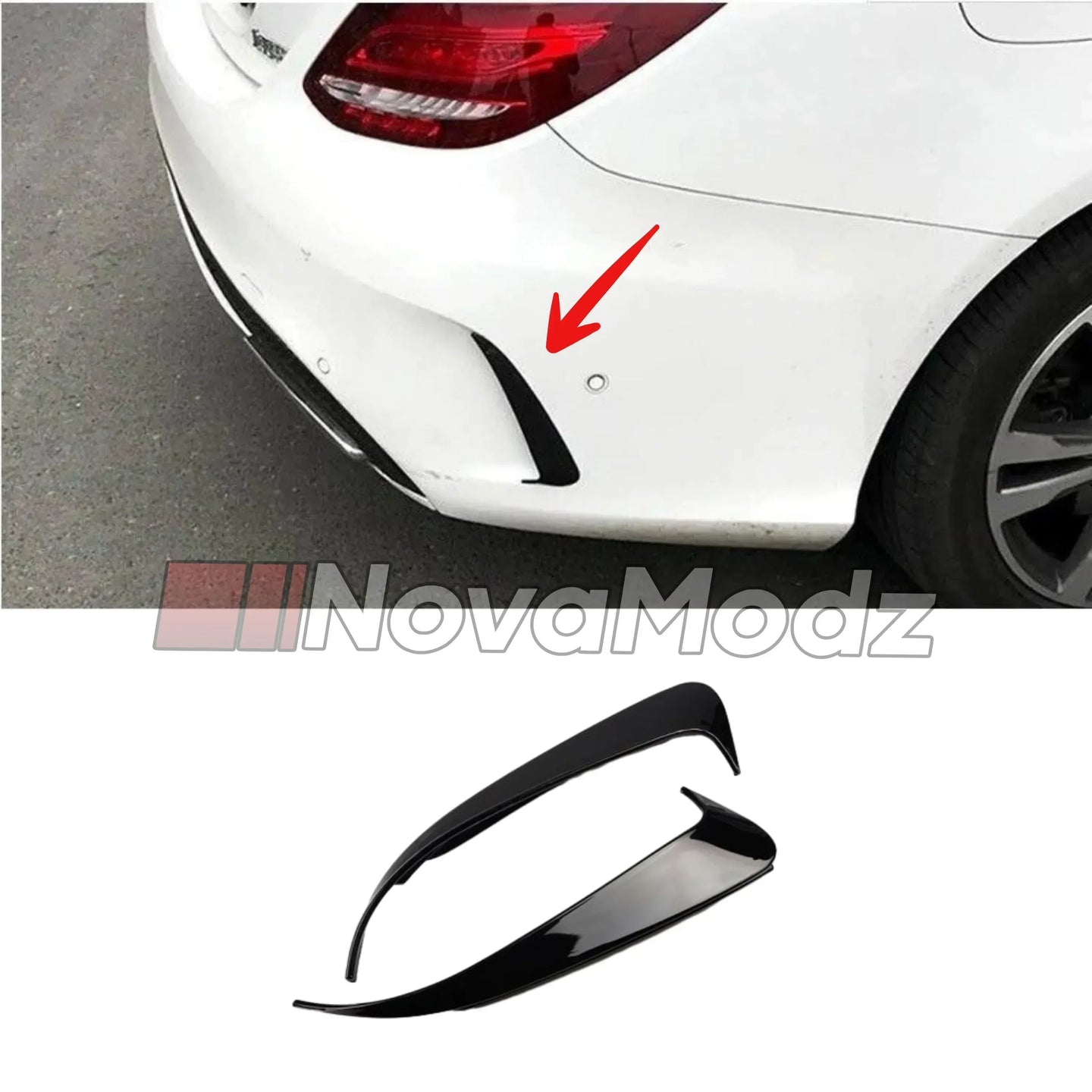 Flap Laterali per Mercedes-Benz Classe C W205 2014-2021 | NovaModz