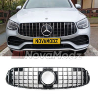 Griglia Panamericana Cromata per Mercedes-Benz GLC W253 2019-2022 | NovaModz