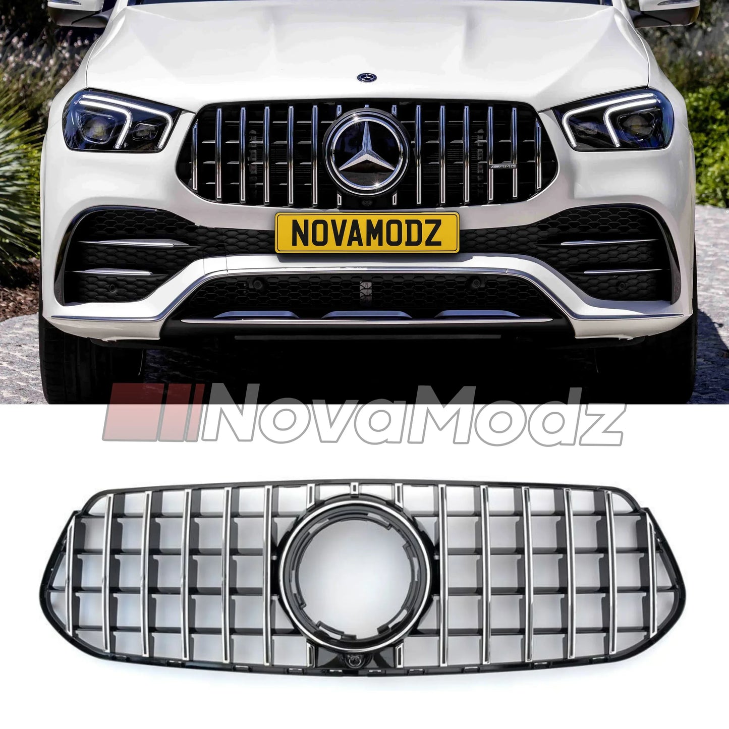 Griglia Panamericana Cromata per Mercedes-Benz GLE W167 2019 in poi | NovaModz