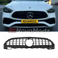 Griglia Panamericana Nero Lucido per Mercedes-Benz Classe C W206 2021 in poi | NovaModz