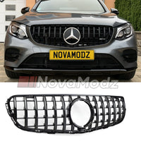 Griglia Panamericana Nero Lucido per Mercedes-Benz GLC W253 2015-2019 | NovaModz