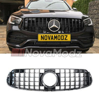 Griglia Panamericana Nero Lucido per Mercedes-Benz GLC W253 2019-2022 | NovaModz