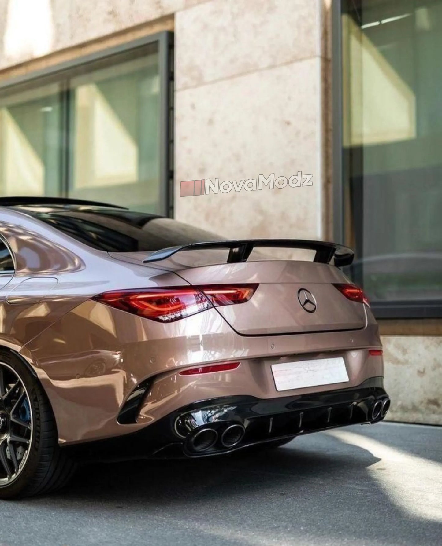 Spoiler Mercedes CLA W118 Montato NovaModz