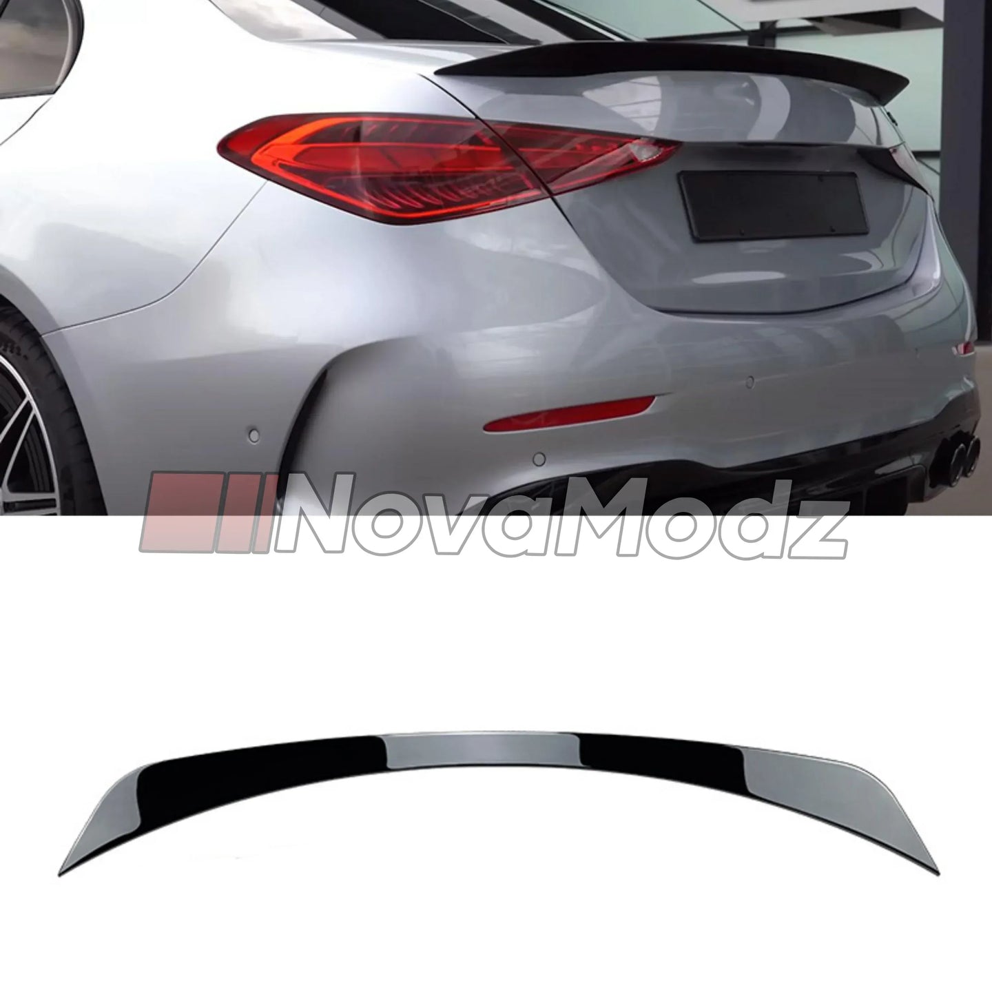 Installazione spoiler Mercedes Classe C W206 - Kit montaggio incluso | NovaModz
