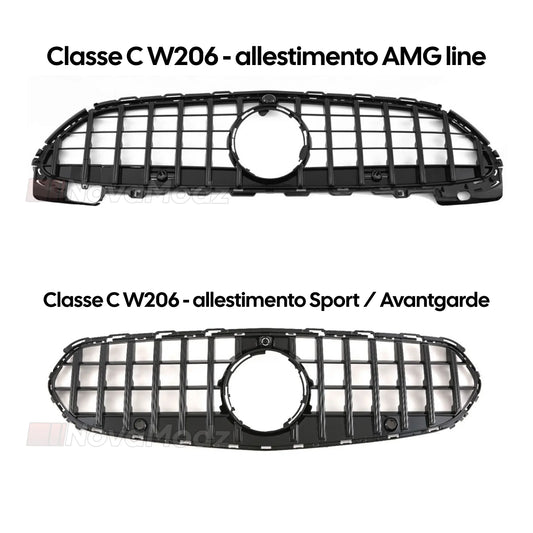Griglia Panamericana Nera Classe C W206 2021+