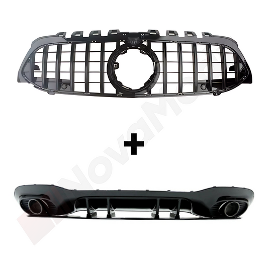 Pacchetto Griglia Panamericana + Diffusore stile A35 (W177)