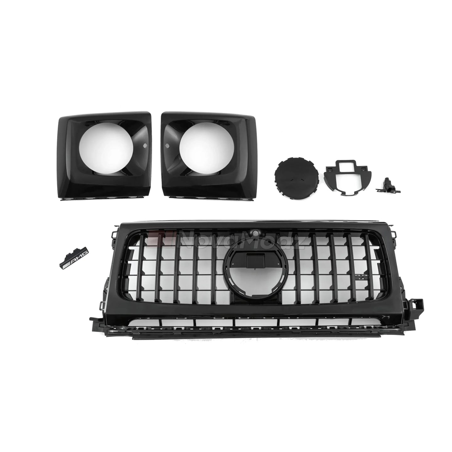 Installazione griglia panamericana Mercedes Classe G W463 - Kit montaggio incluso | NovaModz