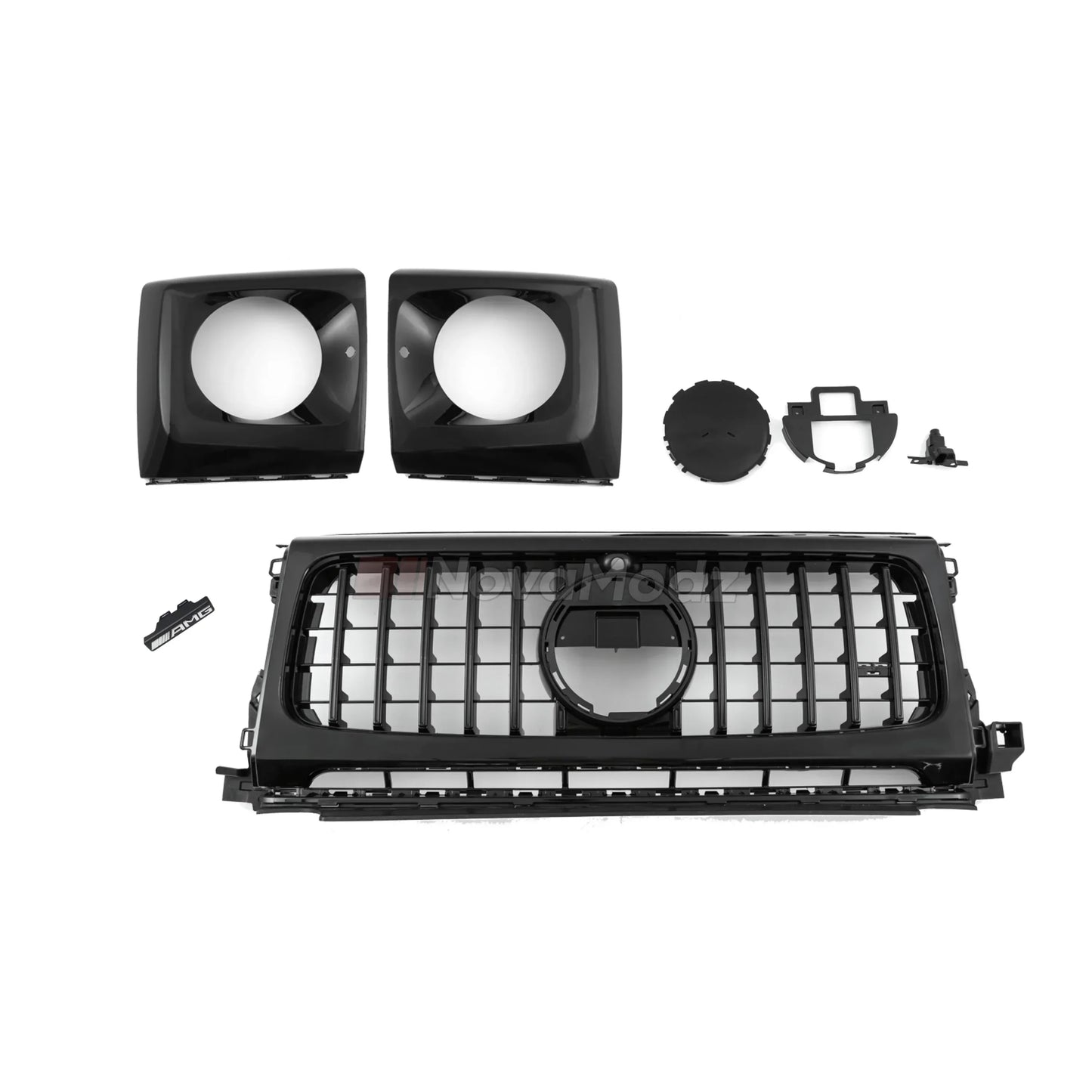 Installazione griglia panamericana Mercedes Classe G W463 - Kit montaggio incluso | NovaModz