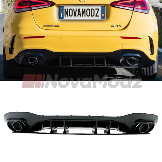 Diffusore Posteriore con terminali Doppi Classe A W177 (Stile A35)