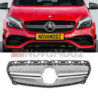 Griglia Stile Amg Cromato per Mercedes-Benz Classe A W176 | NovaModz